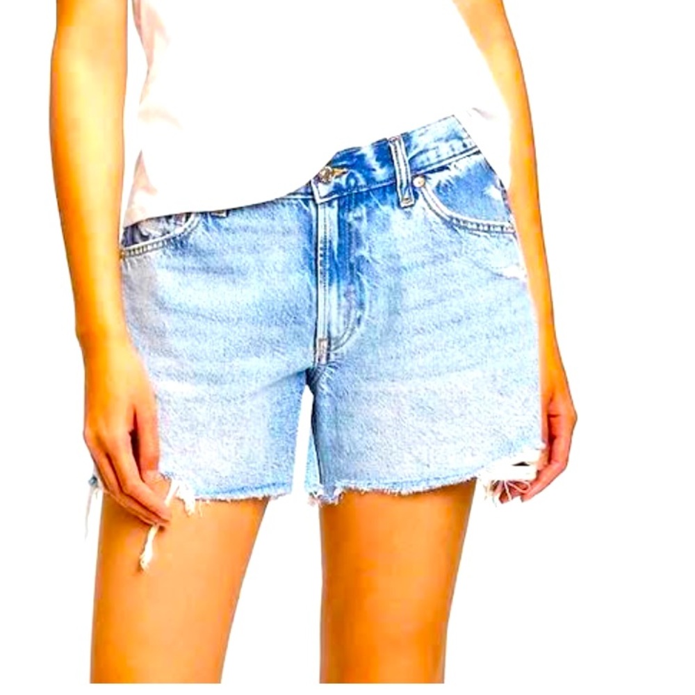 GAP denim shorts 4” High Rise light wash cutoffs timeless 29 Tall NWT